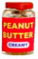 Dollhouse Miniature 1/2" Scale - Creamy Peanut Butter - Jar